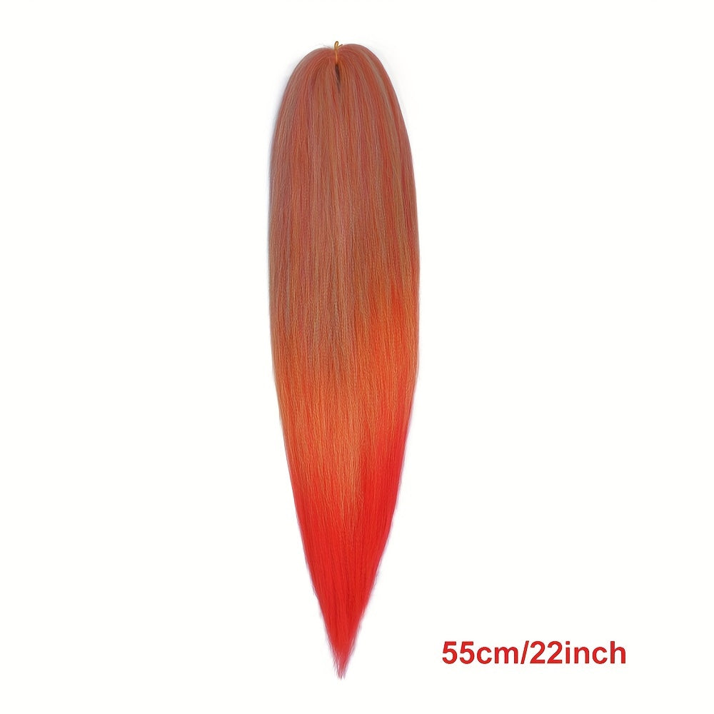 [Natural Look] 22 Inch 60G Kanekalon Synthetic Hair Extensions | High Temperature Fiber | For Women | Natural Look | Elegant