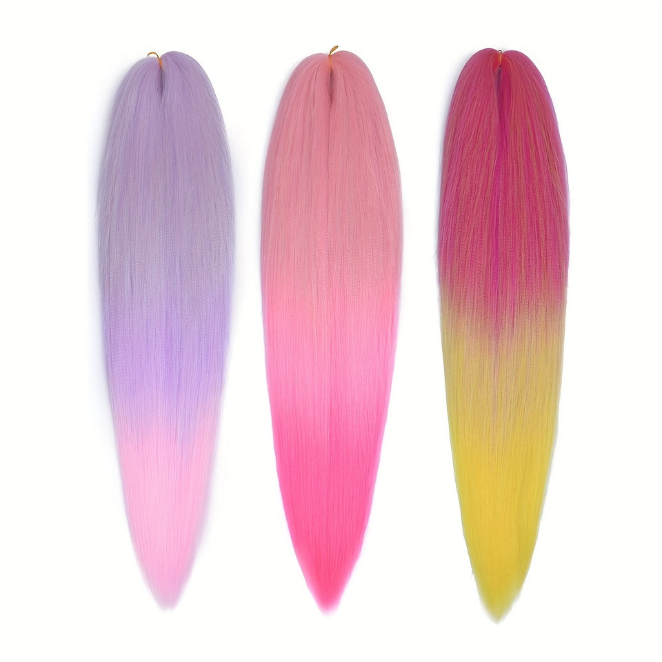[Natural Look] 22 Inch 60G Kanekalon Synthetic Hair Extensions | High Temperature Fiber | For Women | Natural Look | Elegant