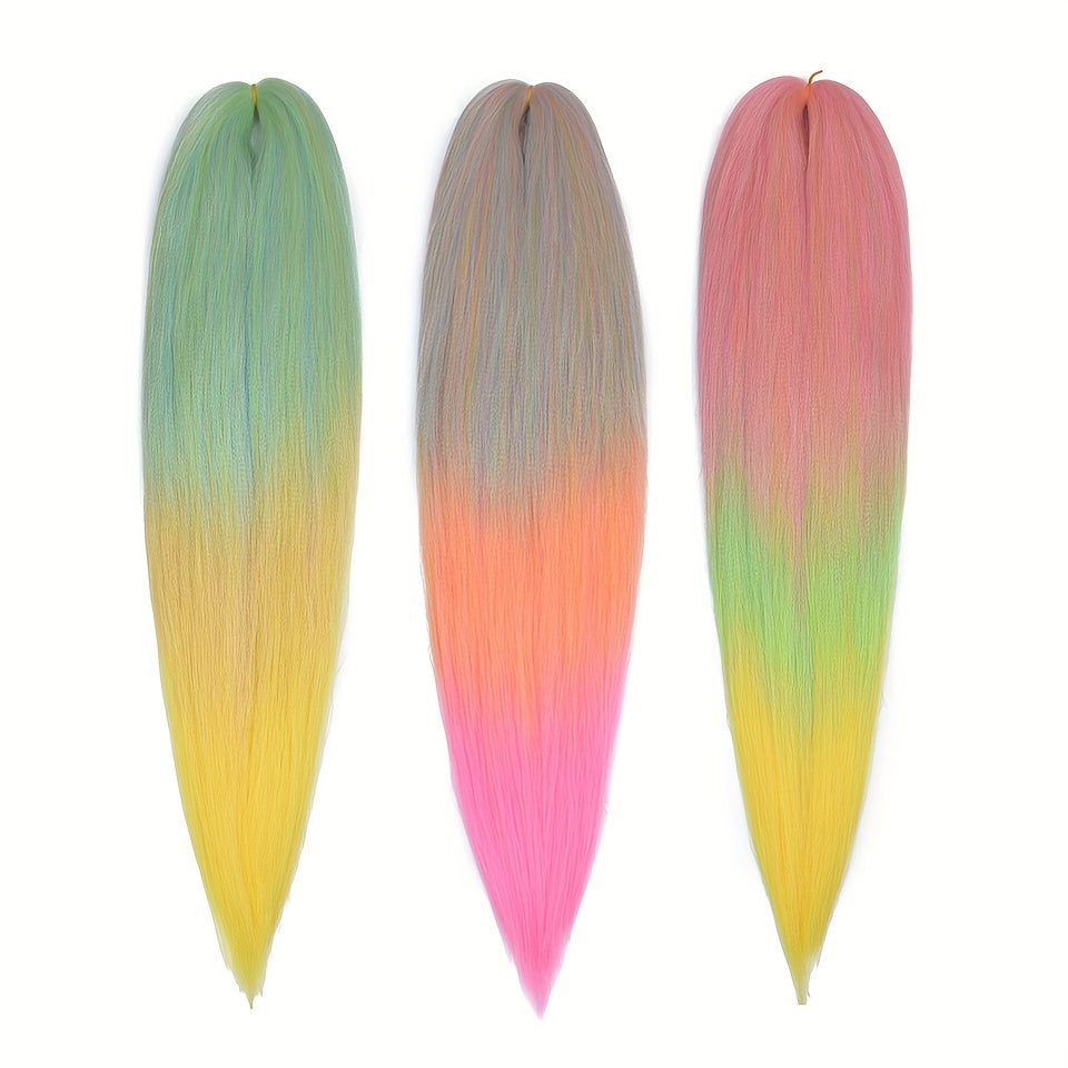 [Natural Look] 22 Inch 60G Kanekalon Synthetic Hair Extensions | High Temperature Fiber | For Women | Natural Look | Elegant