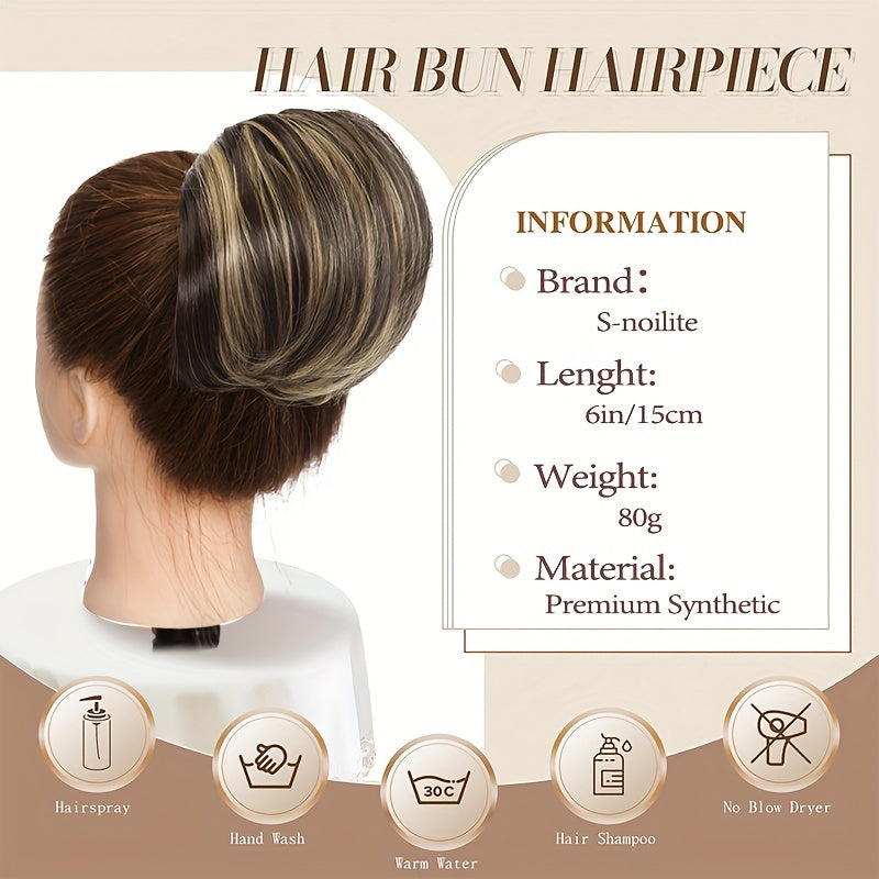 Short Ponytail Extension Clip On Pony Tails Hair Extensions For Women Girls Synthetic Highlight Soft Fully Natural Straight Bun Hair Piece Fake Ponytails Hepburn Hairpiece Long Fluffy Chignon Elegant Daily Halloween Use