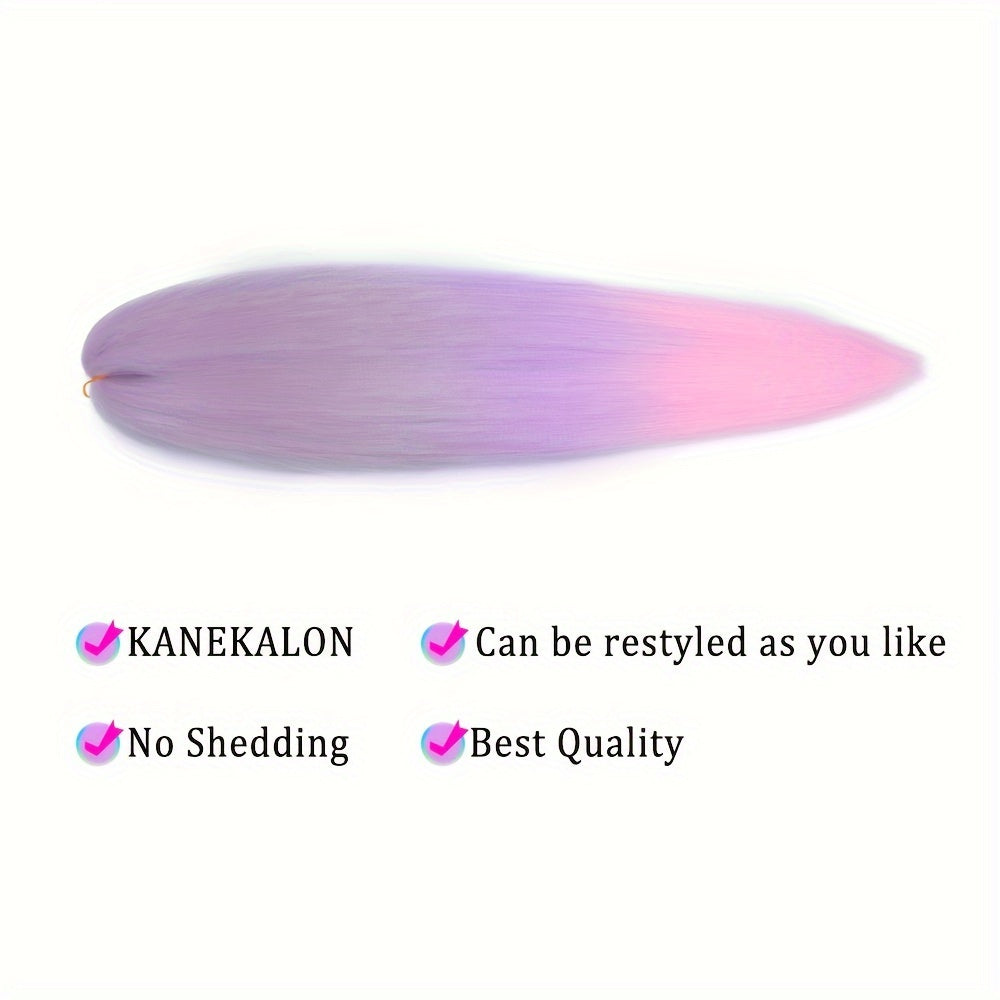 [Natural Look] 22 Inch 60G Kanekalon Synthetic Hair Extensions | High Temperature Fiber | For Women | Natural Look | Elegant